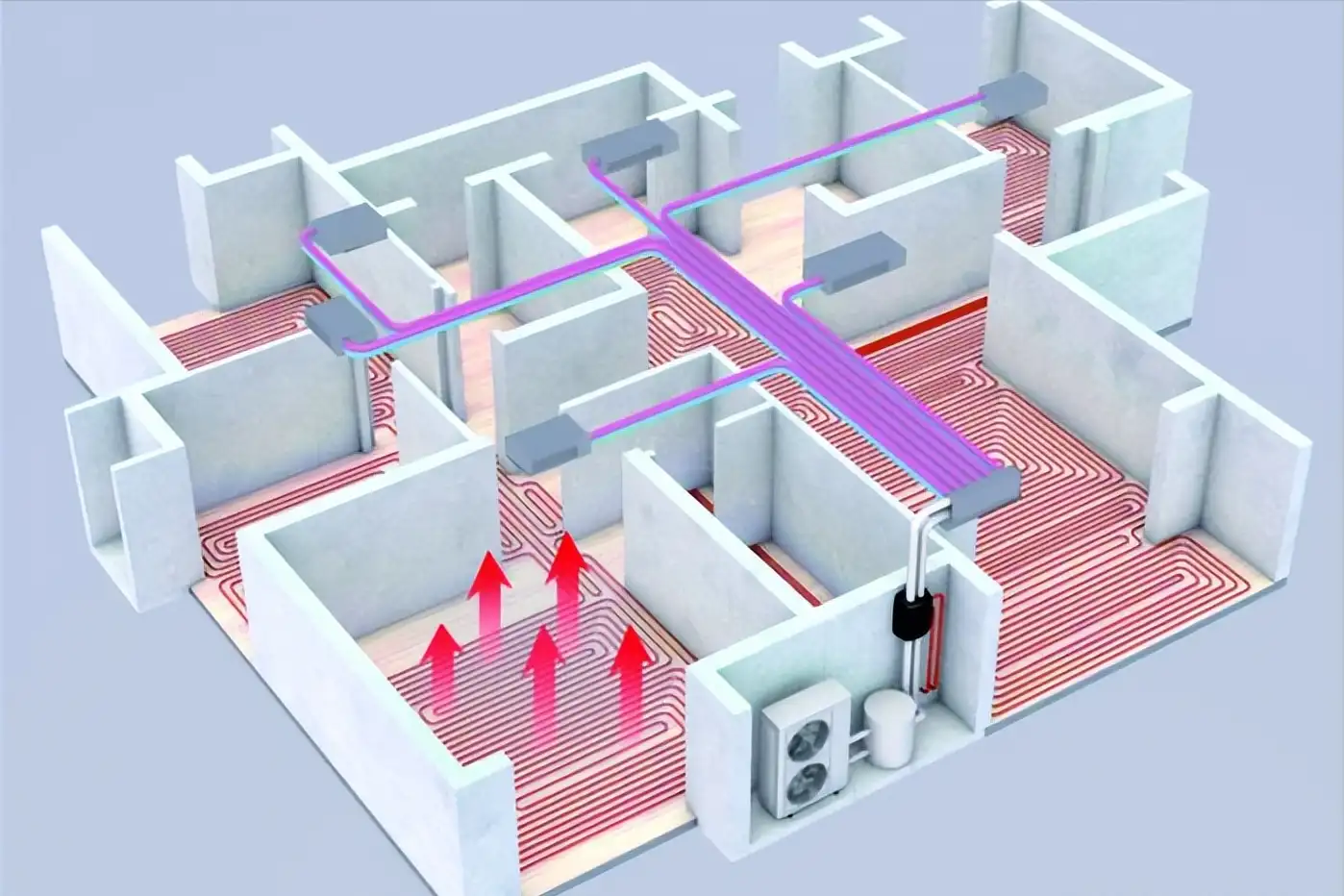 中科能空气源热泵在夏季的时候制冷效果怎么样?